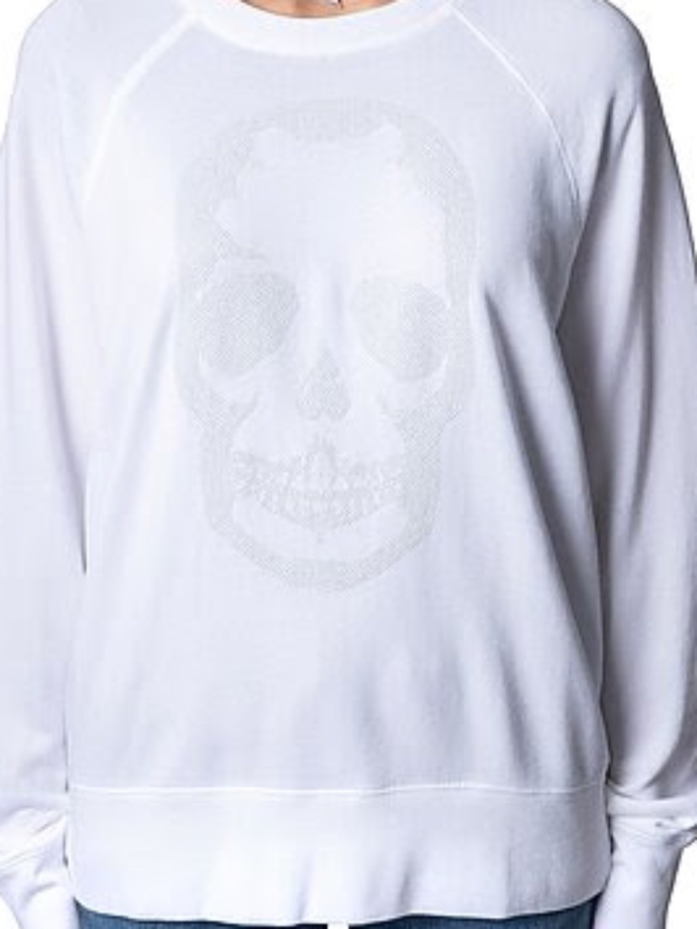 Zadig & Voltaire Upper Skull Studs Sweatshirt